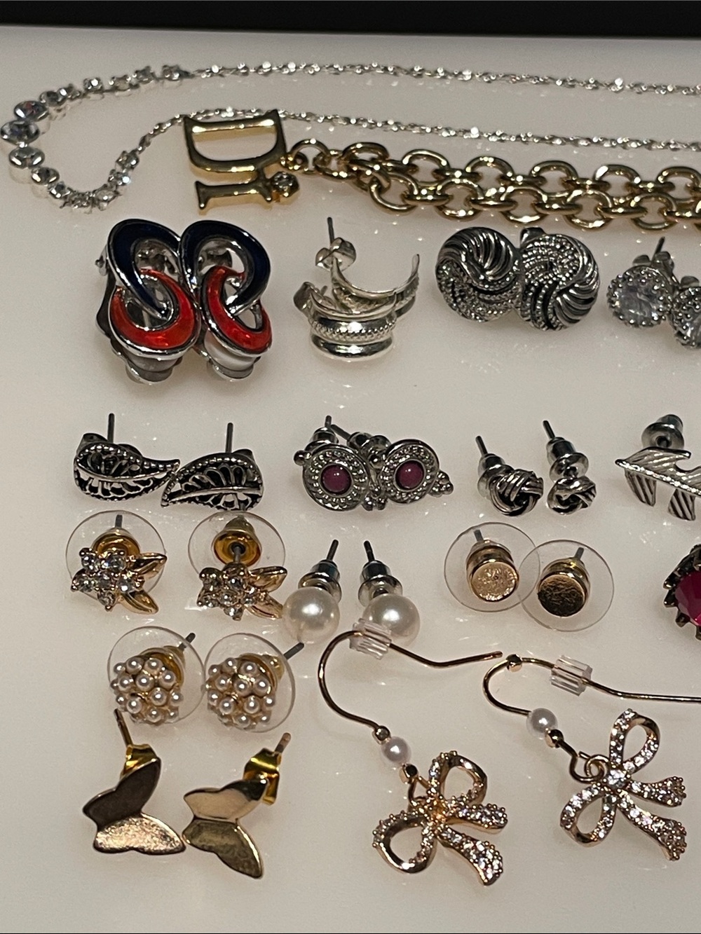 Assorted Multi-Color Earring and Necklace Lot Untested - Picture 2 of 5